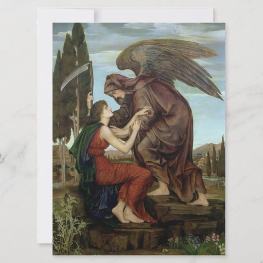 De engel van de Dood (Compassie aan het einde van Kaart (Voorkant)