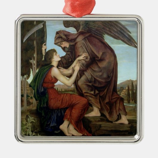 De engel van de Dood (Compassie aan het einde van Metalen Ornament (Voorkant)