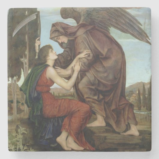 De engel van de Dood (Compassie aan het einde van Stenen Onderzetter (Voorkant)