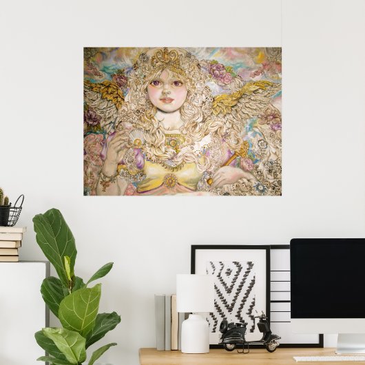 De engel van de Gulden parel. Poster (Thuiskantoor)