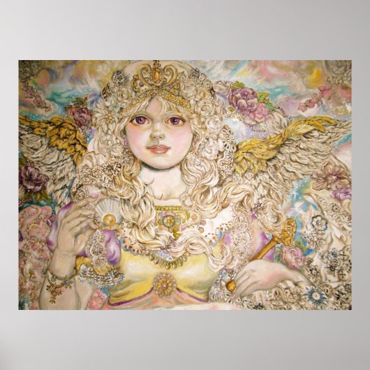 De engel van de Gulden parel. Poster (Voorkant)