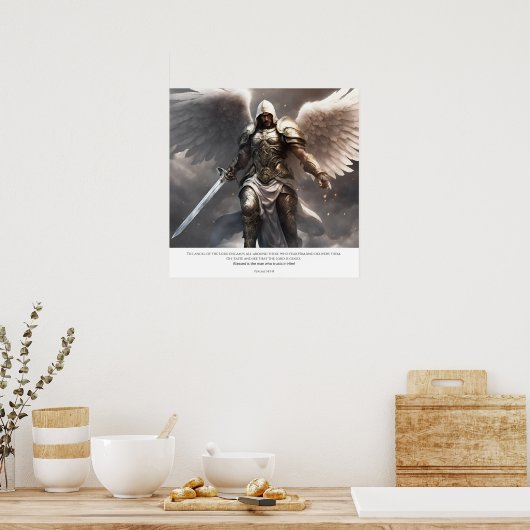 De engel van de Heer. Poster (Keuken)