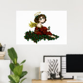 De Engel van de hulst Poster (Thuiskantoor)