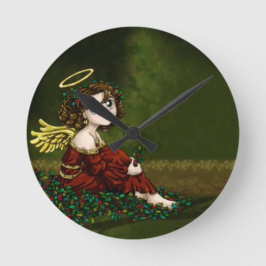 De Engel van de hulst Ronde Klok (Voorkant)