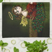 De Engel van de hulst Theedoek (Gevouwen)