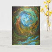 De Engel van de overgang Kaart (Gele Bloem)