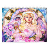 De engel van de roos kwarts klok. kalender (Hoes)
