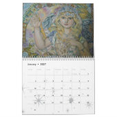 De engel van de roos kwarts klok. kalender (Jan 2027)
