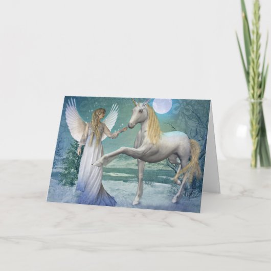 De Engel van de sneeuw (Kaart) Kaart (Voorkant)