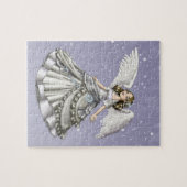 De Engel van de sneeuw Legpuzzel (Horizontaal)