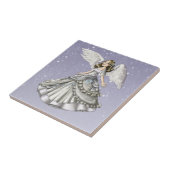 De Engel van de sneeuw Tegeltje (Zijkant)