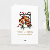 De Engel van de Sterrennacht - Kerstmis Feestdagen Kaart (Achterkant)