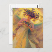 De engel van de vogels briefkaart (Voorkant / Achterkant)