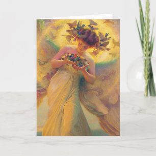 De engel van de vogels kaart