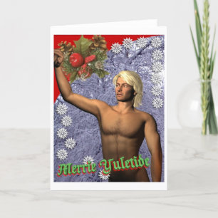 De Engel van de winter Feestdagen Kaart