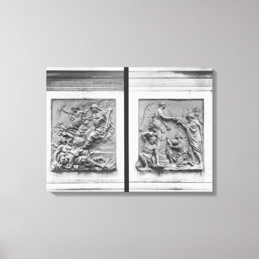 De engel van Frankrijk die de ketters uitzet Canvas Afdruk (Voorkant)