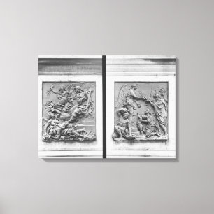 De engel van Frankrijk die de ketters uitzet Canvas Afdruk