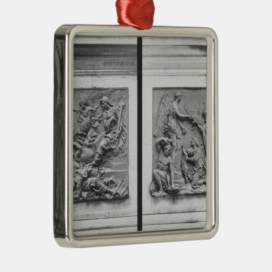 De engel van Frankrijk die de ketters uitzet Metalen Ornament (Rechts)