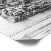 De engel van Frankrijk die de ketters uitzet Poster (Hoek)