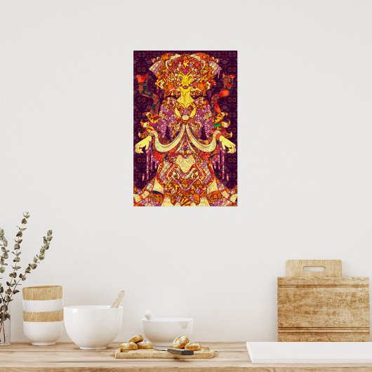 De Engel van Goud Poster (Keuken)