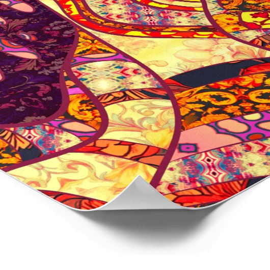 De Engel van Goud Poster (Hoek)