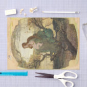 De engel van het leven van Giovanni Segantini Tissuepapier (Craft)