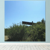 De Engel Van Het Noorden Canvas Afdruk (Insitu (Houten vloer))