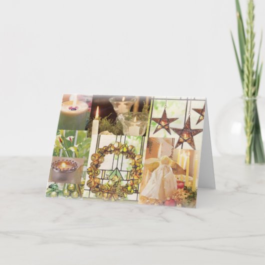 De Engel van Kerstmis Feestdagen Kaart (Voorkant)