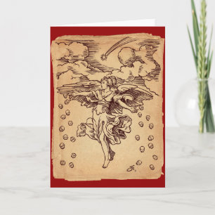 De engel van Kerstmis van Dood Feestdagen Kaart