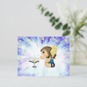 De Engel van Menorah Briefkaart (Staand voorkant)