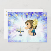 De Engel van Menorah Briefkaart (Voorkant / Achterkant)
