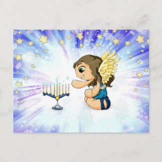 De Engel van Menorah Briefkaart