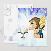 De Engel van Menorah Briefkaart (Voorkant / Achterkant)