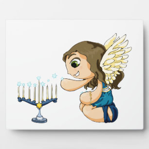 De Engel van Menorah Fotoplaat