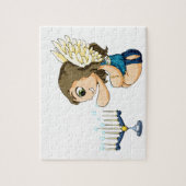 De Engel van Menorah Legpuzzel (Verticaal)