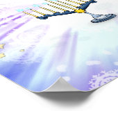 De Engel van Menorah Poster (Hoek)