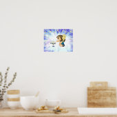 De Engel van Menorah Poster (Keuken)