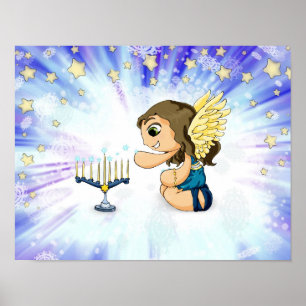 De Engel van Menorah Poster