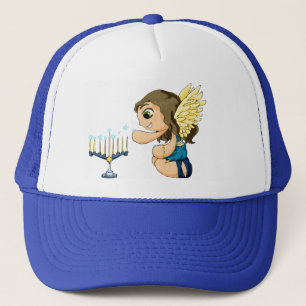 De Engel van Menorah Trucker Pet