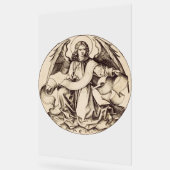 De engel van Sint-Mattheus - Fijn Kunstsymbool Acryl Bord (Hoek)