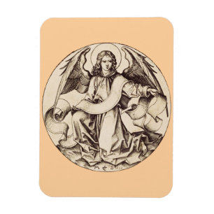 De engel van Sint-Mattheus - Fijn Kunstsymbool Magneet