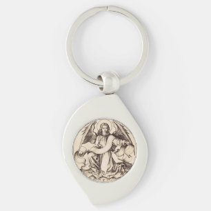 De Engel van Sint-Mattheüs - Fijn Kunstsymbool Sleutelhanger