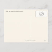 De engel van Thayer - Kerstmis Feestdagenkaart (Achterkant)