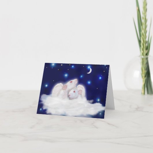 De engelachtige Kaart van de Sympathie Ratties (Voorkant)