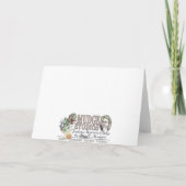 De engelachtige Pug Punten van de Gift van de Kaart (Achterkant)