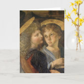 De engelen bij de Doop van Christus van Leonardo d Kaart (Gele Bloem)