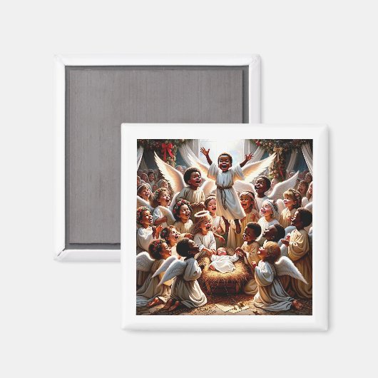 De engelen magneet (Voorkant / Achterkant)