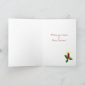 De Engelen van Kerstmis - Vintage Afbeelding Feestdagen Kaart (Binnen)