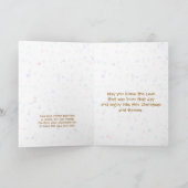 De engelen zongen bij Zijn geboorte.Jezus.KAMEEL Feestdagen Kaart (Binnen)