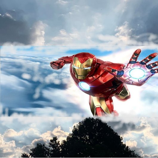 De engelen zullen je vangen canvas afdruk